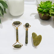 Jade Roller and Gua Sha Set